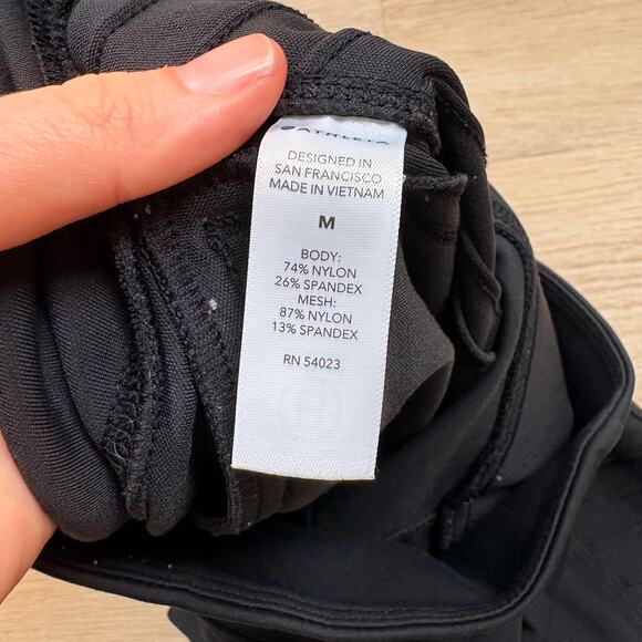 Athleta Delancey Motto Tight Women’s M Color Black - Picture 4 of 9